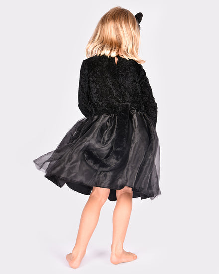 Den Goda Fen Verkleedjurk 4-6Y | Kat Zwart