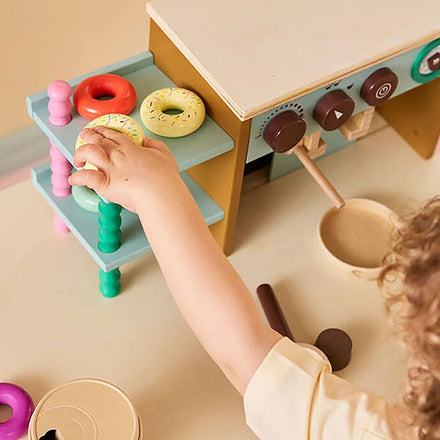 Kid's Concept Coffee Bar met zijplankjes en open vakken