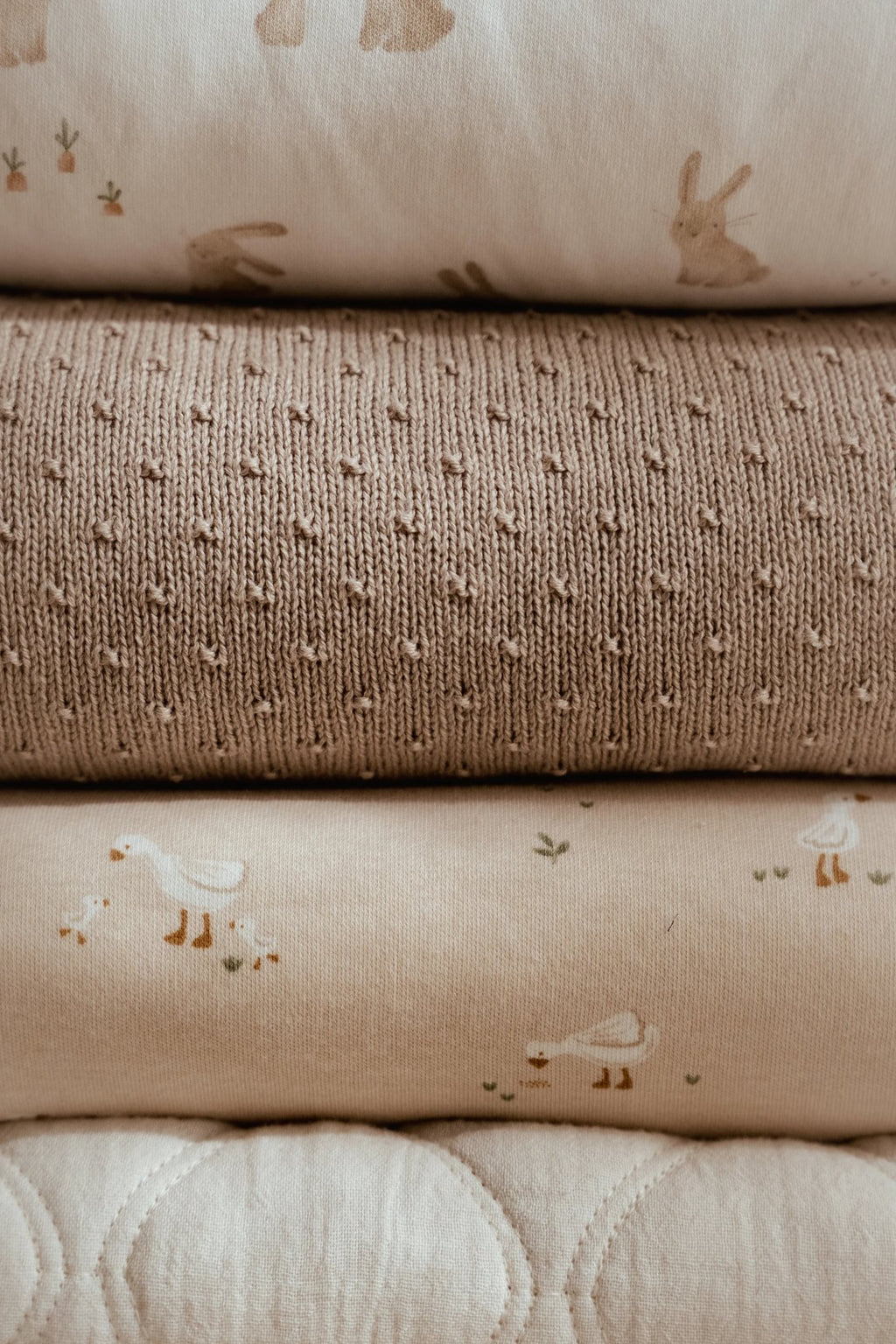 Little Dutch Ledikantdeken Gebreid 110x140 |  Pure Soft Beige