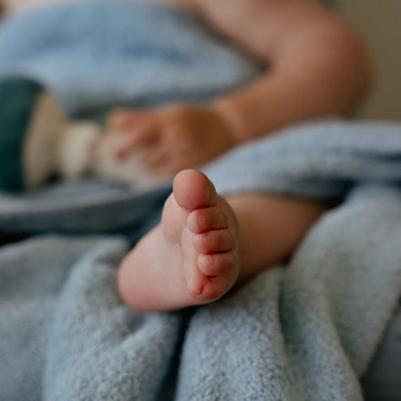 Little Dutch Badcape 100x100 | Pure Denim Blue