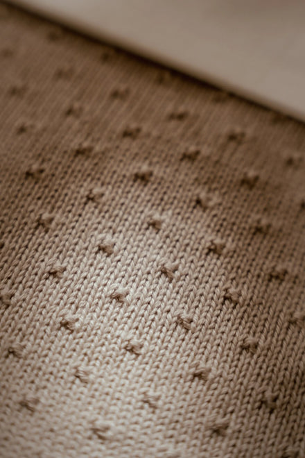 Little Dutch Ledikantdeken Gebreid 110x140 |  Pure Soft Beige