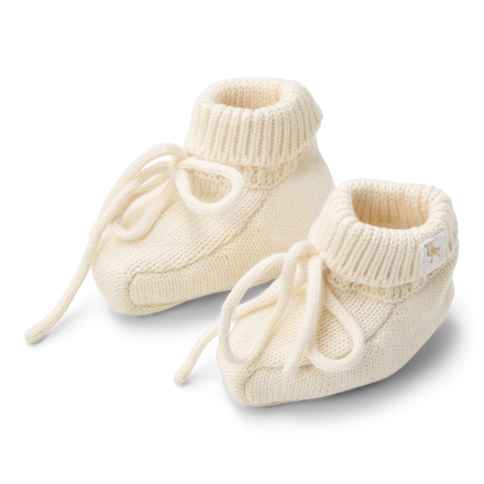 Little Dutch Gebreide Slofjes  | Wit