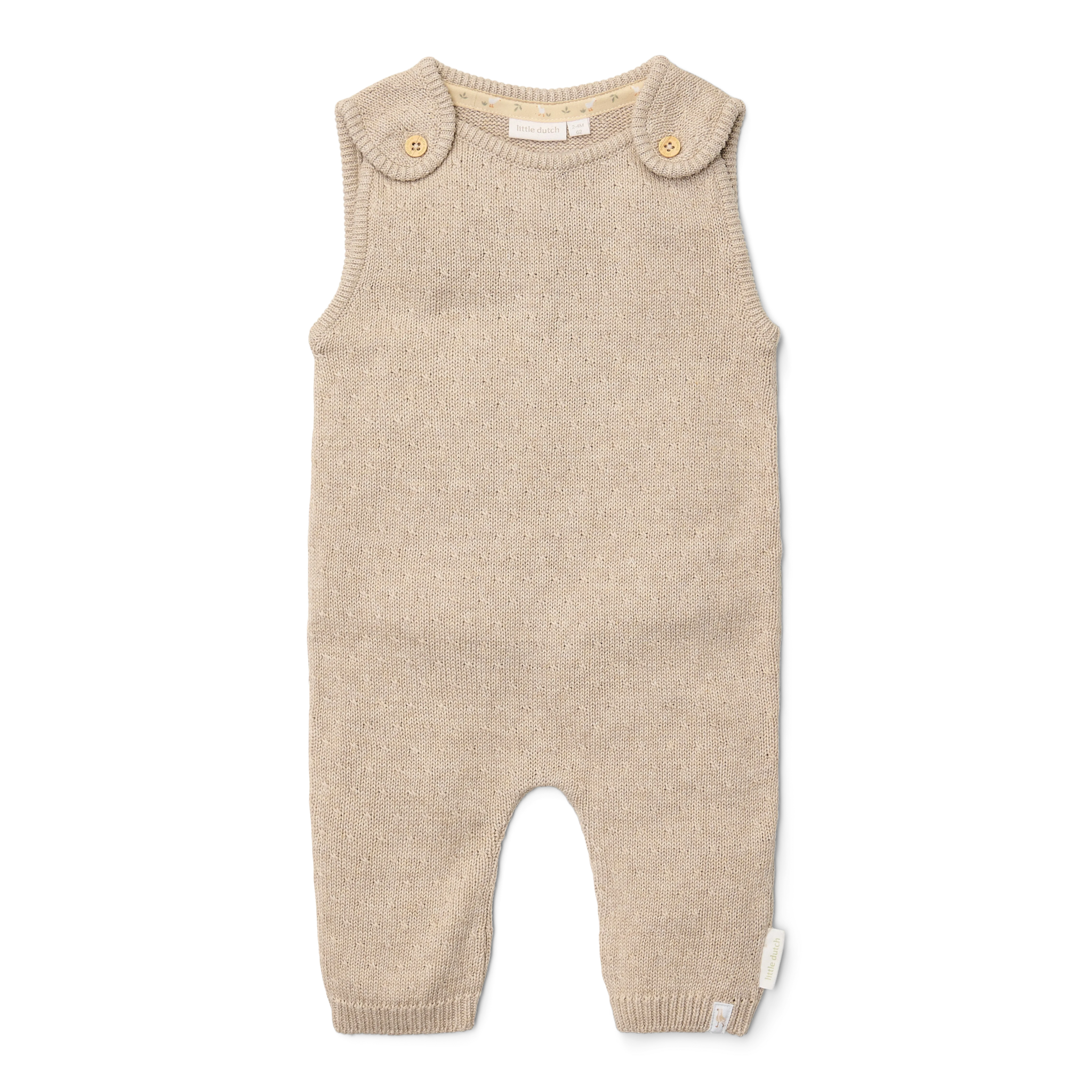 Little Dutch Gebreid Boxpakje Soft  | Beige Melee