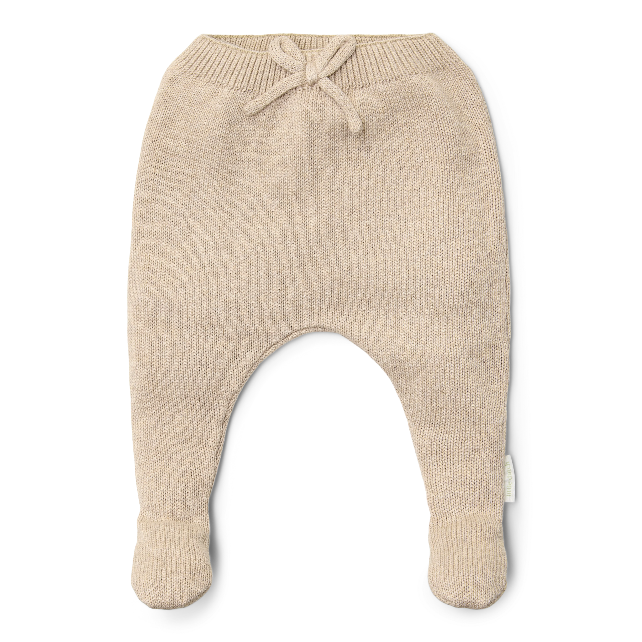 Little Dutch Gebreide Broek Soft  | Beige Melee
