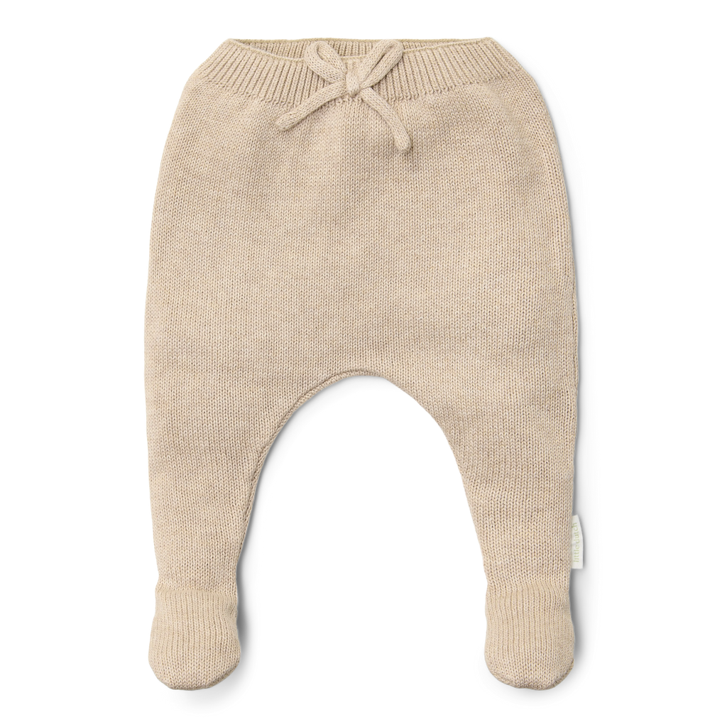 Little Dutch Gebreide Broek Soft  | Beige Melee