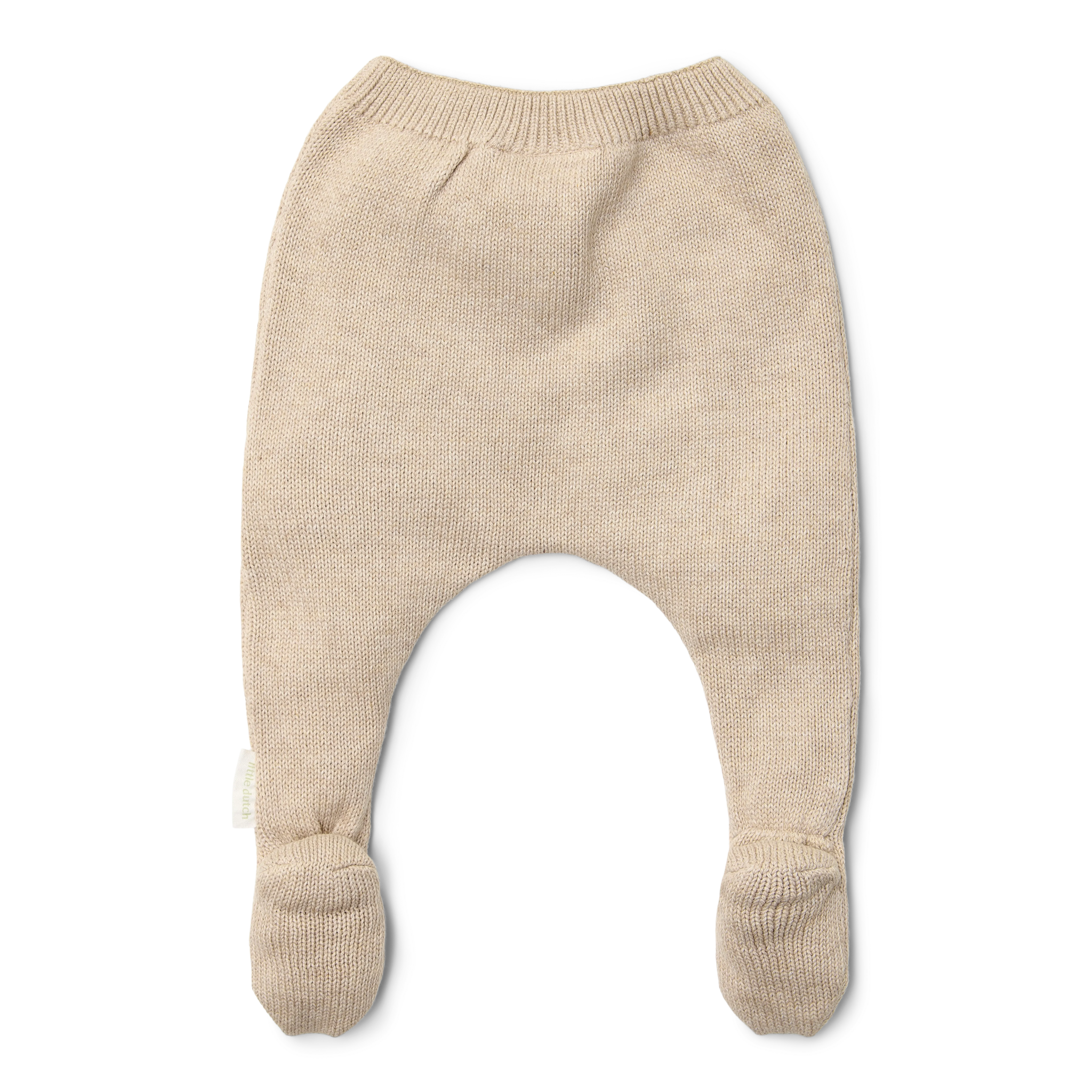 Little Dutch Gebreide Broek Soft  | Beige Melee