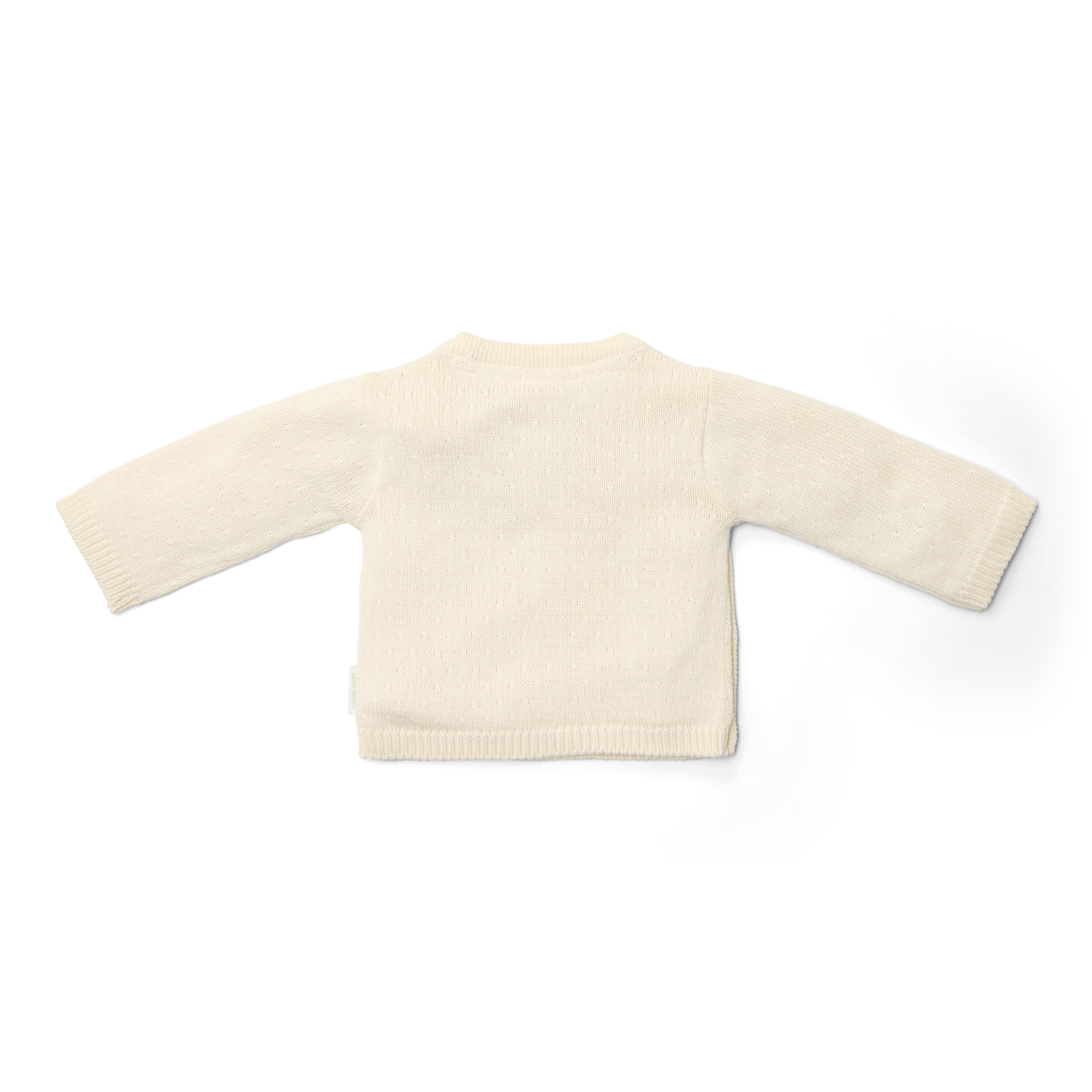 Little Dutch Gebreid Vestje Overslag  | Wit