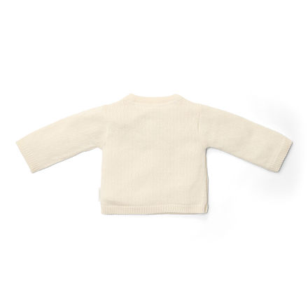 Little Dutch Gebreid Vestje Overslag  | Wit