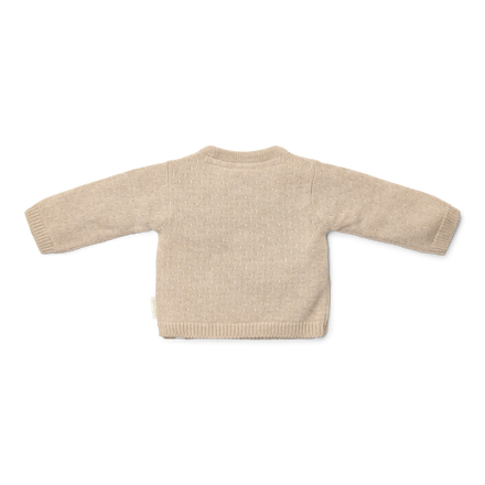 Little Dutch Gebreid Vestje Overslag Soft | Beige Melee