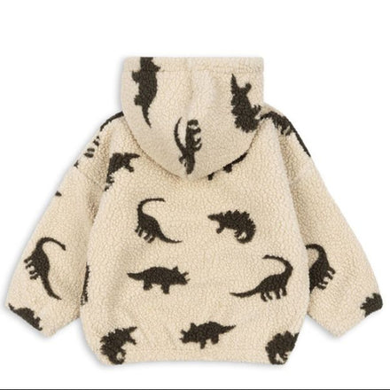 * Konges Sløjd Jody Teddy Hoodie | Dino Silhouette