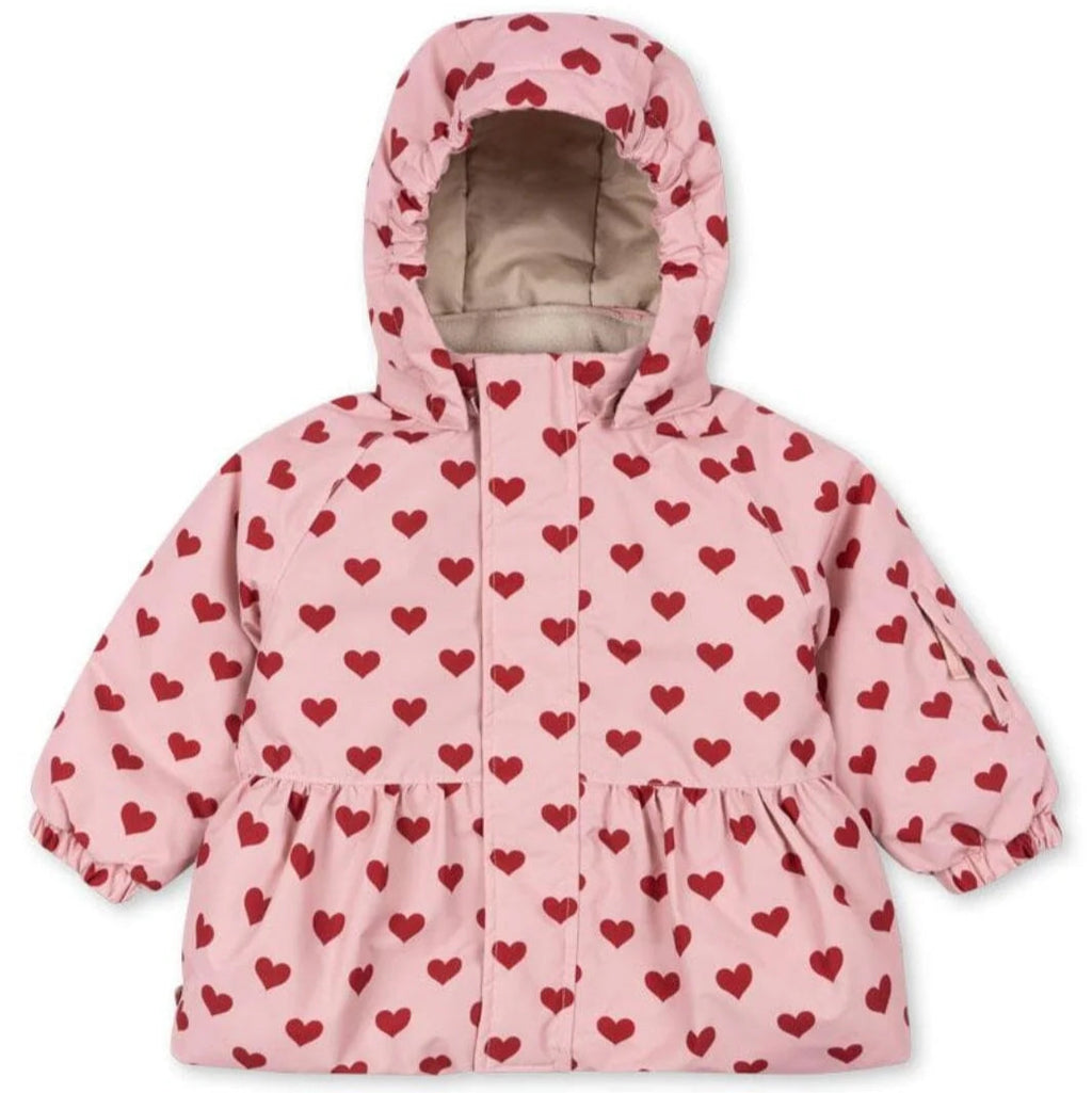 * Konges Sløjd Mismou Frill Winterjas | Amour Pink