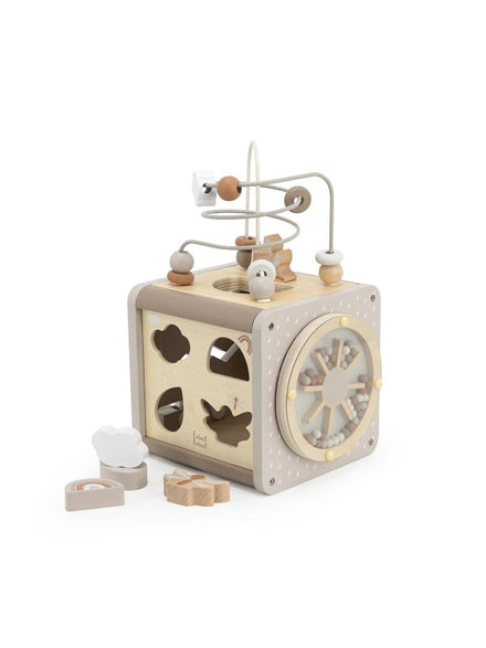 * Label Label Houten Activiteitenkubus | Nougat