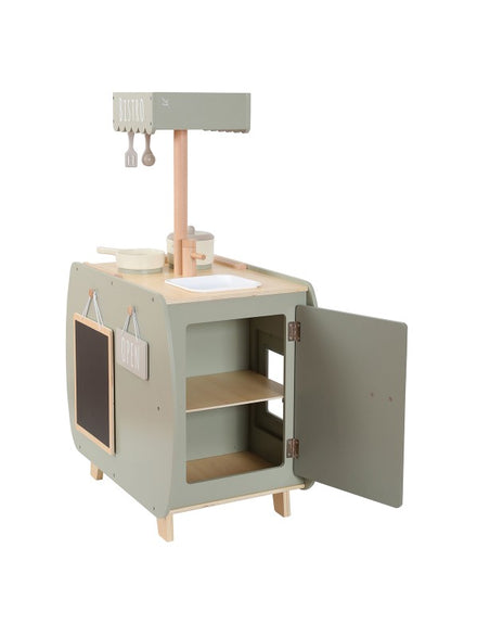 Label Label Houten Bistrokeuken Met Accessoires | Olive Green