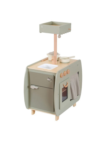 Label Label Houten Bistrokeuken Met Accessoires | Olive Green