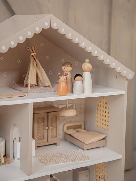 Label Label Houten Poppenhuis | Nougat