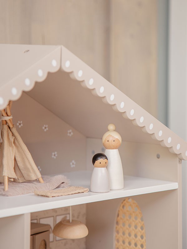 Label Label Houten Poppenhuis | Nougat