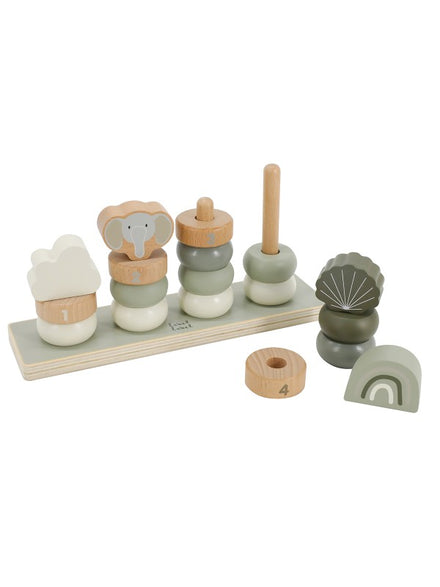 Label Label Stapelringen | Olive Green