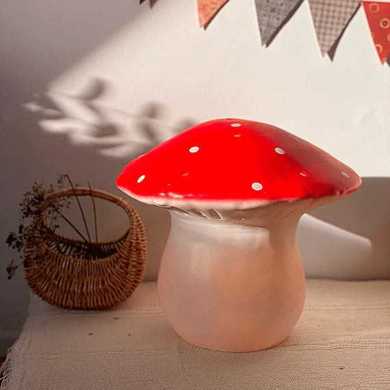 Egmont Toys Nachtlamp Mushroom Medium Rood 20cm