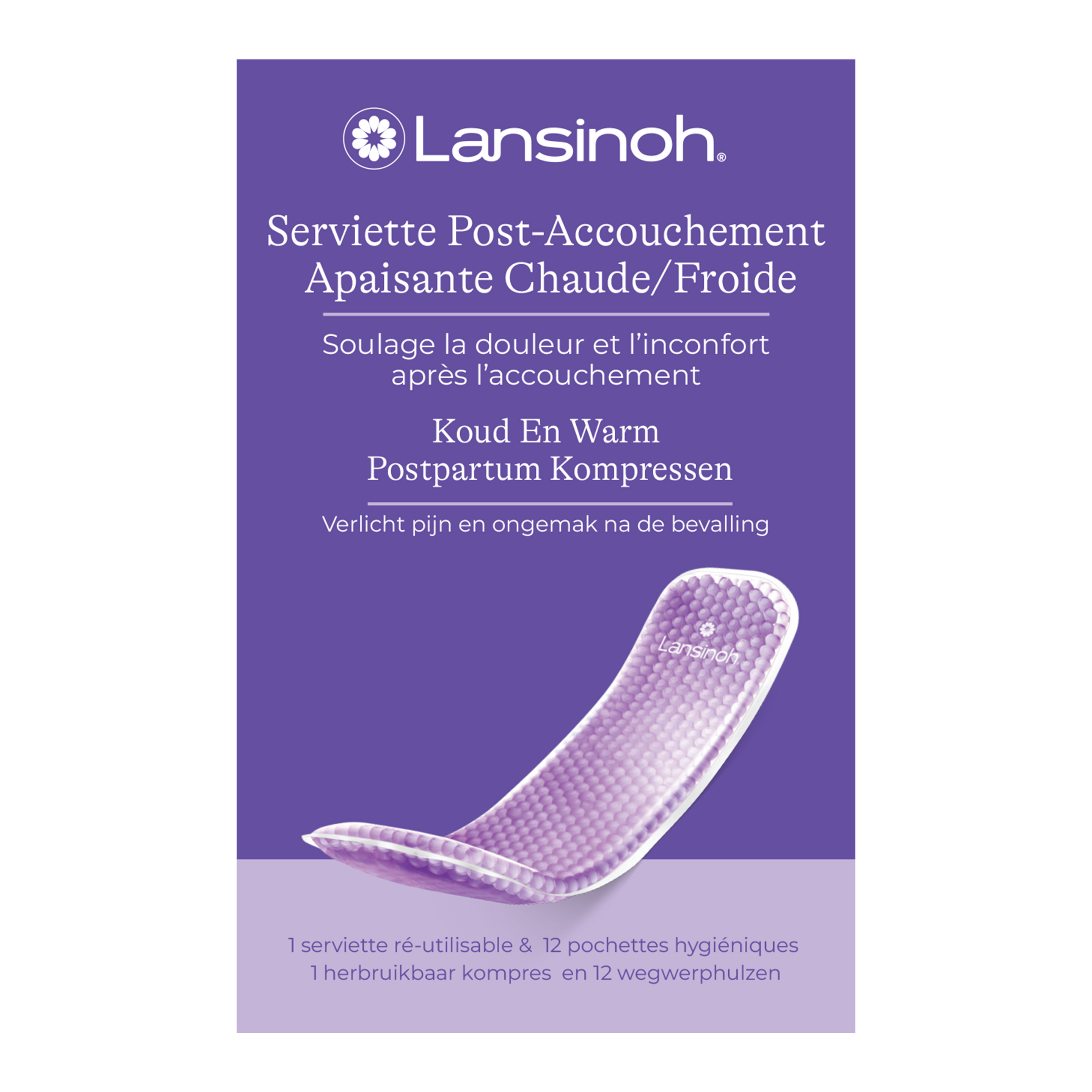 Lansinoh Verzachtend Kraamverband | Warm/Koud