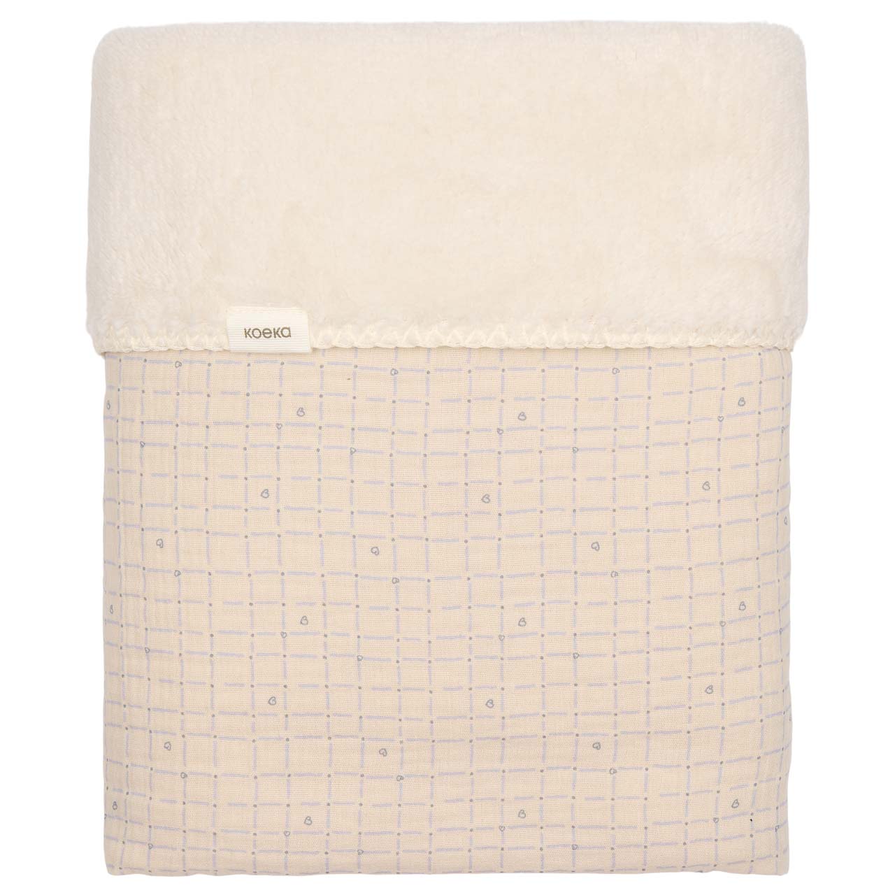Koeka Ledikantdeken Teddy Lind 100x150 | Warm White