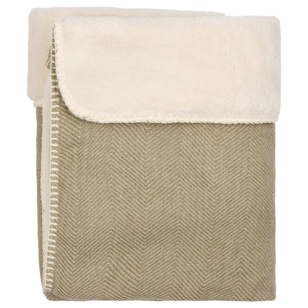 Koeka Ledikantdeken Teddy Montreal 100x150 | Moss