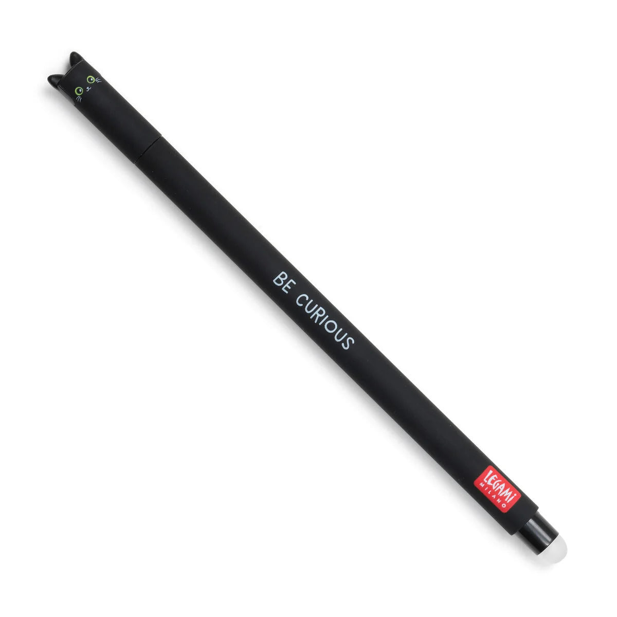 Legami uitwisbare gelpen Kitty met zwarte inkt en een fijne schrijfpunt van 0,7 mm
