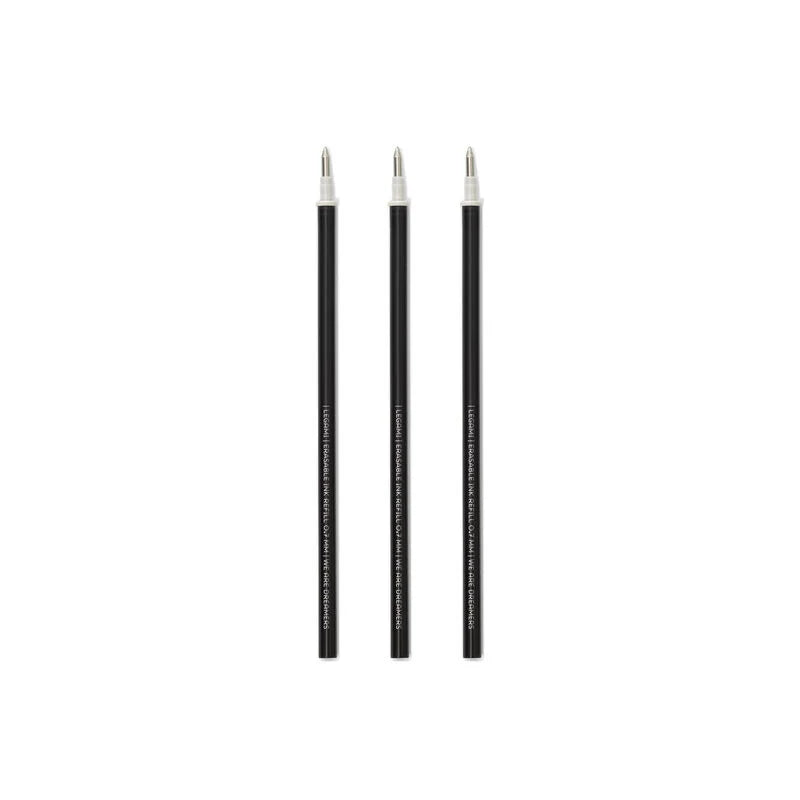 Legami set van 3 navullingen met zwarte uitwisbare gelinkt en punt van 0,7 mm