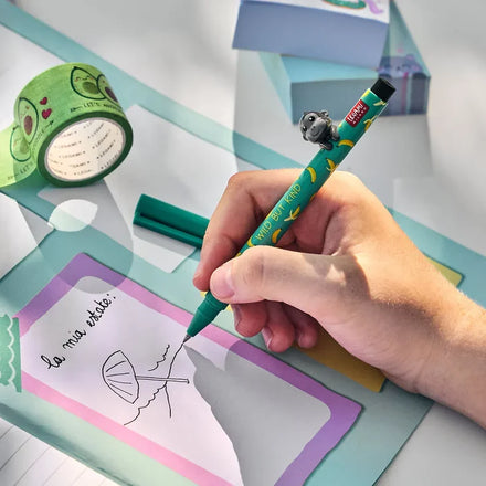 Legami Uitwisbare Gelpen Gorilla met zwarte gel-inkt en een fijne punt van 0,5 mm, bij De Gele Flamingo.