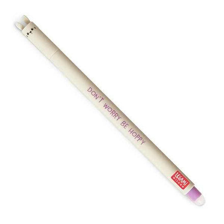 Legami Uitwisbare Erasable Gelpen Bunny 0,7 mm | Paarse Inkt