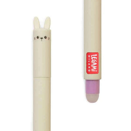 Legami Uitwisbare Erasable Gelpen Bunny 0,7 mm | Paarse Inkt