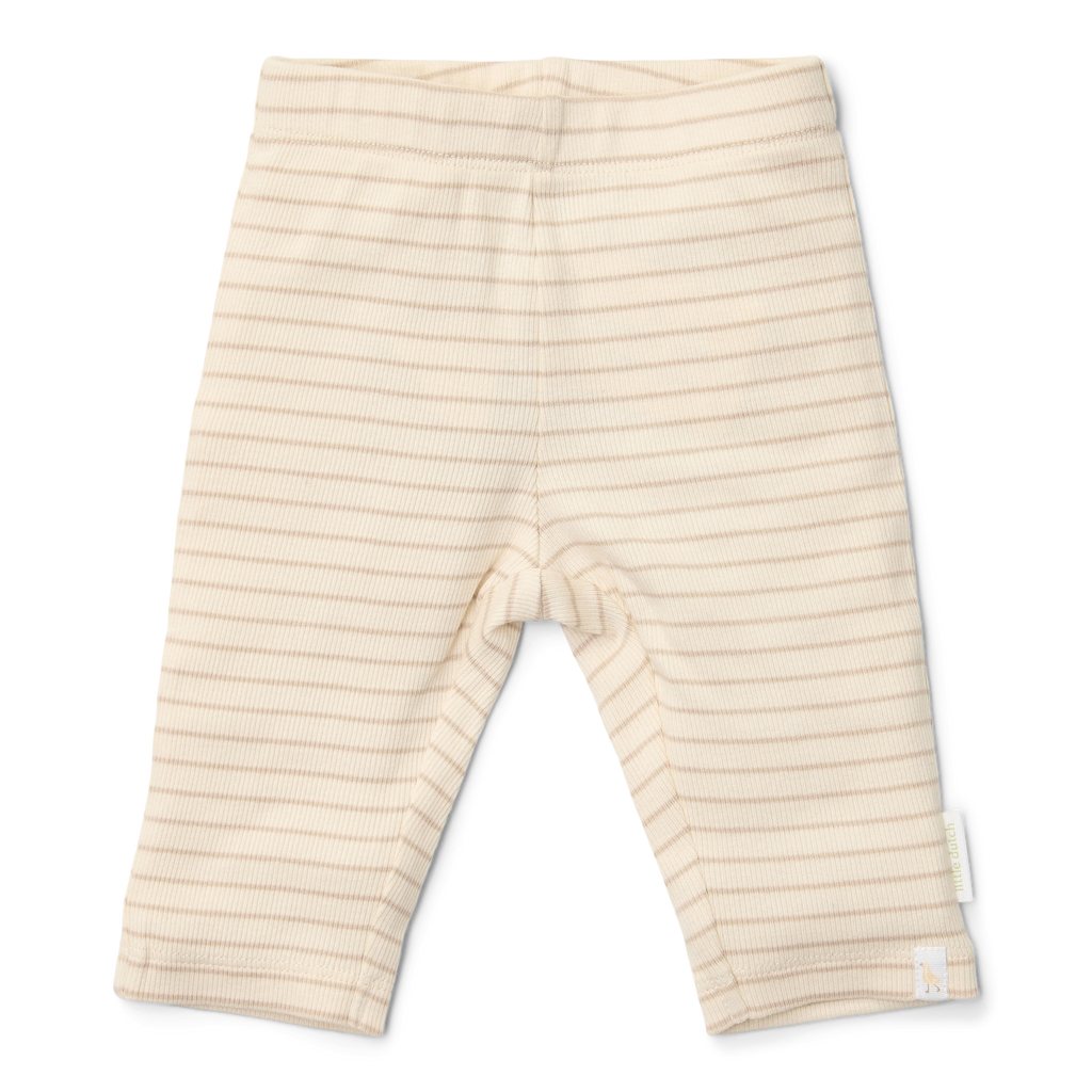 Little Dutch Legging Soft | Beige Stripe
