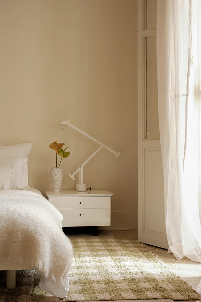 Lorena Canals Machine Wasbaar Tapijt 150x180  | Vichy Matcha