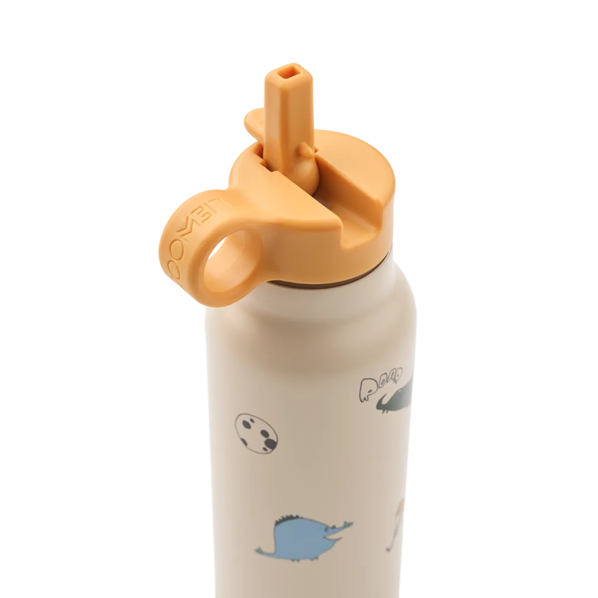 Liewood Falk drinkfles Tamtam Sandy, dubbelwandige kinderfles van 350 ml voor school