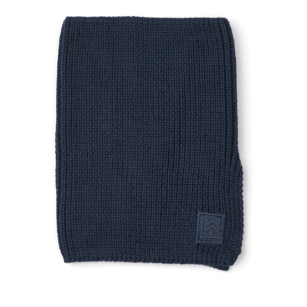 Liewood Mathias Neckwarmer in Classic Navy, gebreide nekwarmer met hoge kraag voor kinderen
