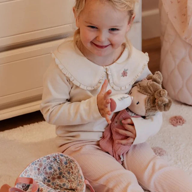 Little Dutch Babypop Met Mandje Rosa