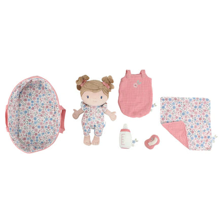 Little Dutch Babypop Met Mandje Rosa