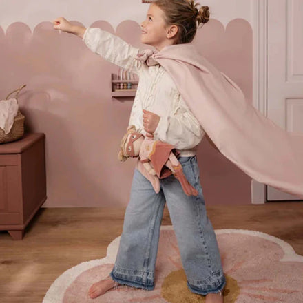 Little Dutch Knuffelpop 35cm | Super Hero Rosa