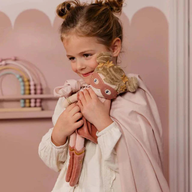 Little Dutch Knuffelpop 35cm | Super Hero Rosa