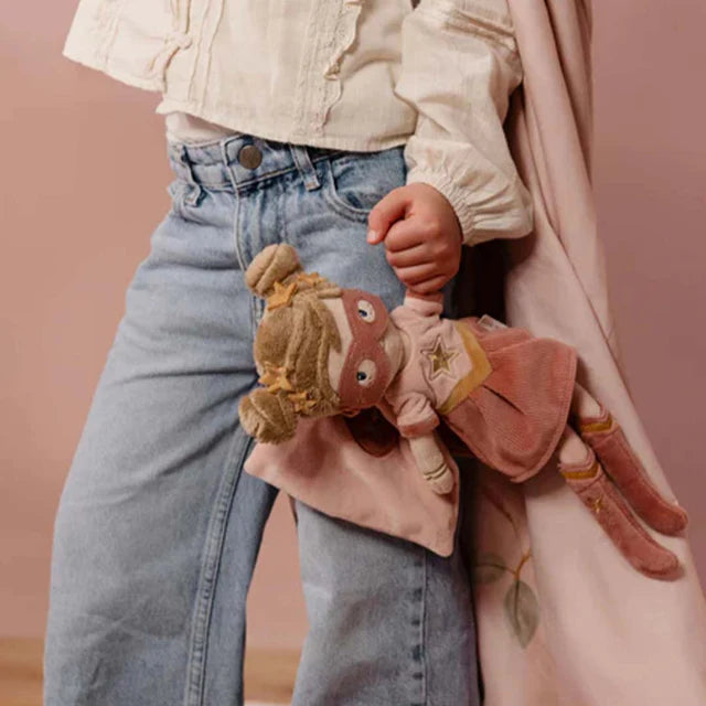 Little Dutch Knuffelpop 35cm | Super Hero Rosa