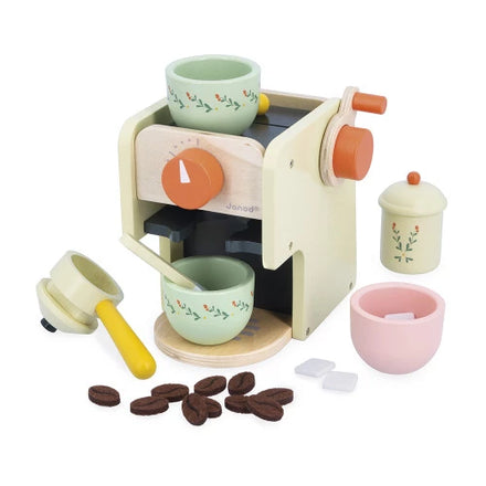 Janod Speelset Koffiemachine Met Accessoires | Mamie Soleil