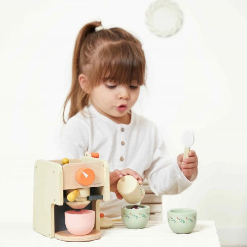 Janod Speelset Koffiemachine Met Accessoires | Mamie Soleil