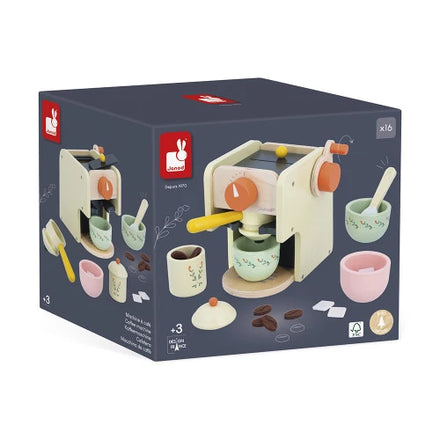 Janod Speelset Koffiemachine Met Accessoires | Mamie Soleil
