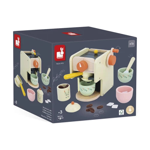 Janod Speelset Koffiemachine Met Accessoires | Mamie Soleil