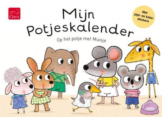 Clavis Boekje | Mijn Potjeskalender Met Muisje - Met Stickers