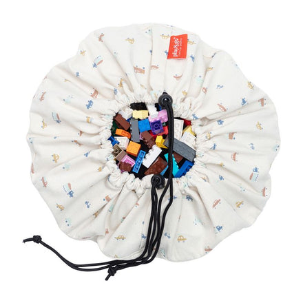 Play and go Opbergzak speelmat | Mini Cars