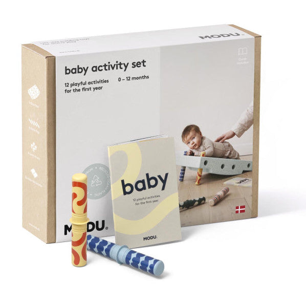 MODU Baby Activity Set | Ocean Mint / Forest Green | De Gele Flamingo