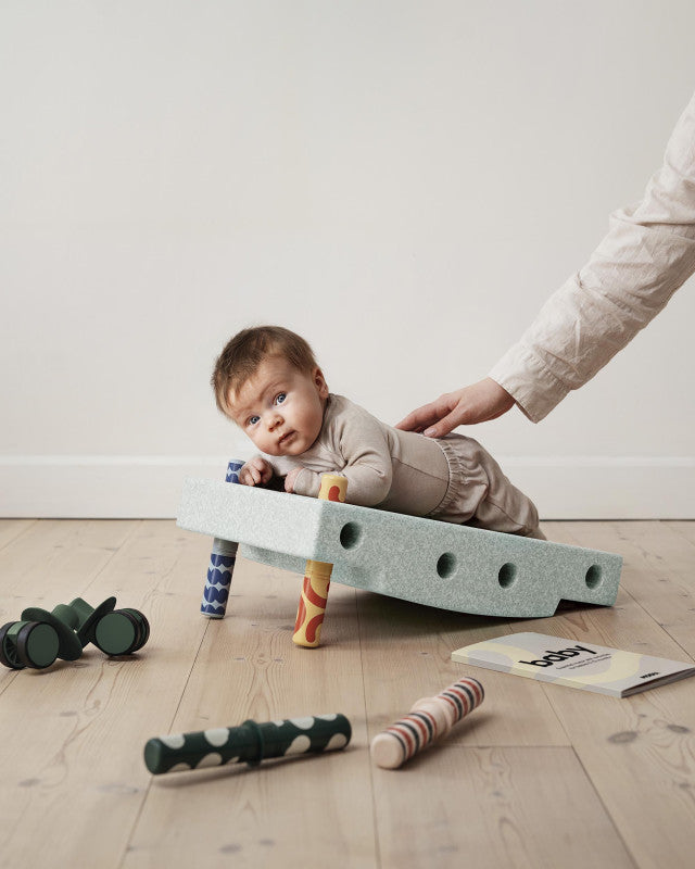 MODU Baby Activity Set | Ocean Mint / Forest Green