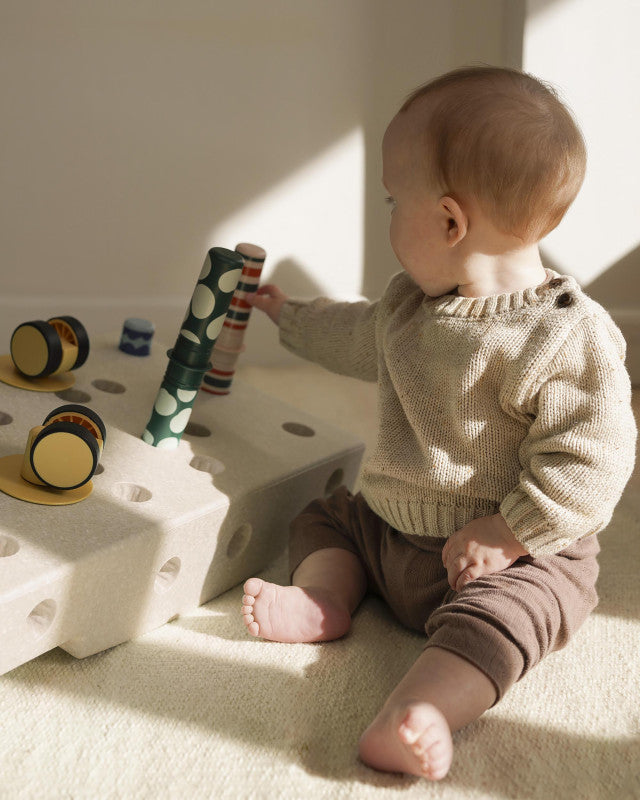 MODU Baby Activity Set | Sand Grey / Honey Yellow