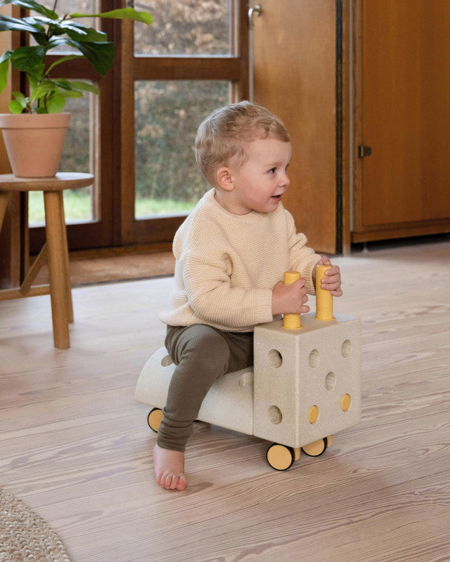 MODU Tiny Ride | Sand Grey / Honey Yellow