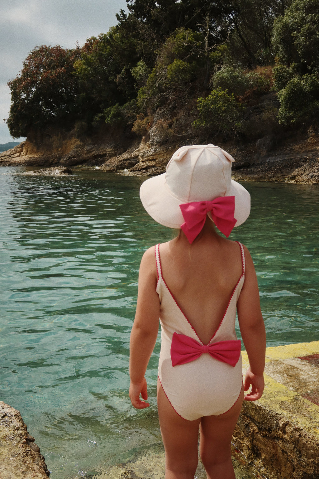 * Konges Sløjd Kitty Cat UV Zonnehoedje | Soft Pink